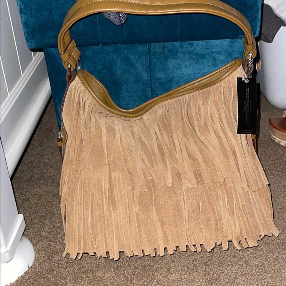 Fringe Suede Bag